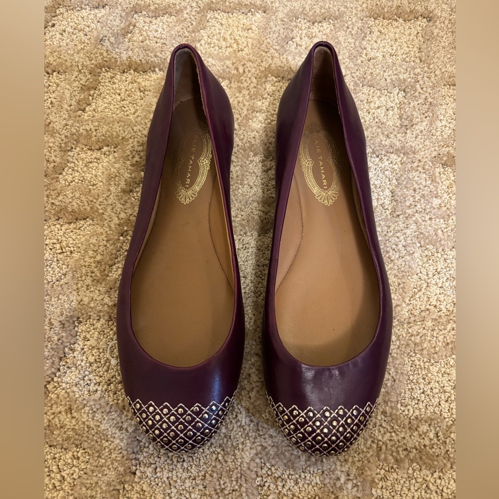 Elie Tahari Flats with Embellishments